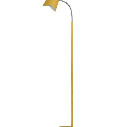 PASTEL Interior Powder Coated Iron Floor Lamp Yellow - PASTEL28FL-Floor Lamps-CLA Lighting