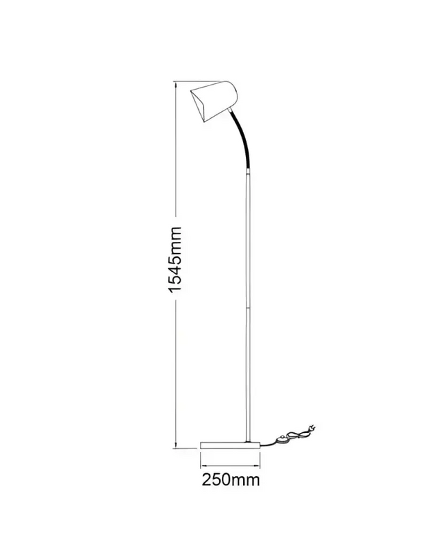 PASTEL Interior Powder Coated Iron Floor Lamp Yellow - PASTEL28FL-Floor Lamps-CLA Lighting