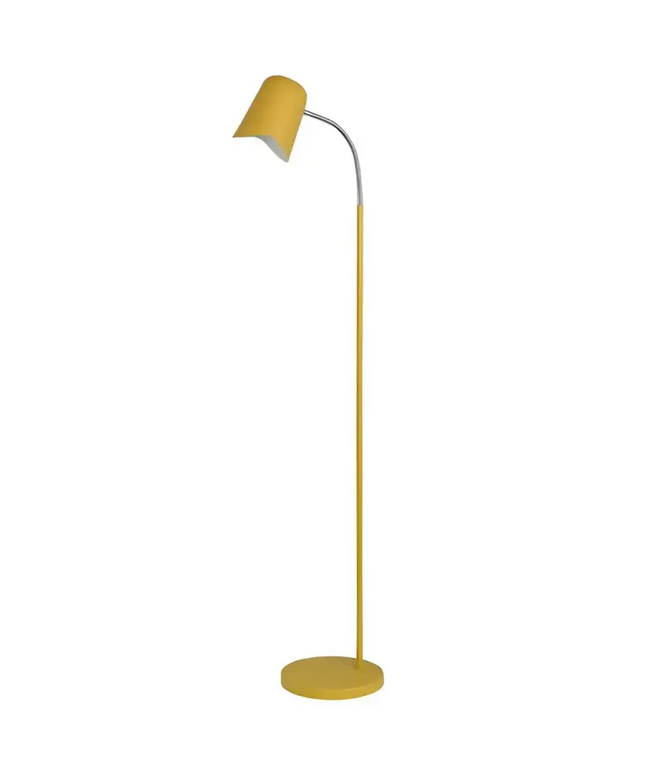 PASTEL Interior Powder Coated Iron Floor Lamp Yellow - PASTEL28FL-Floor Lamps-CLA Lighting
