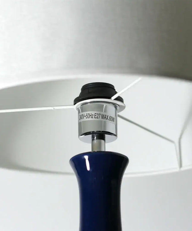 Pattery Barn Table Lamp - Blue - Home & Garden > Lighting