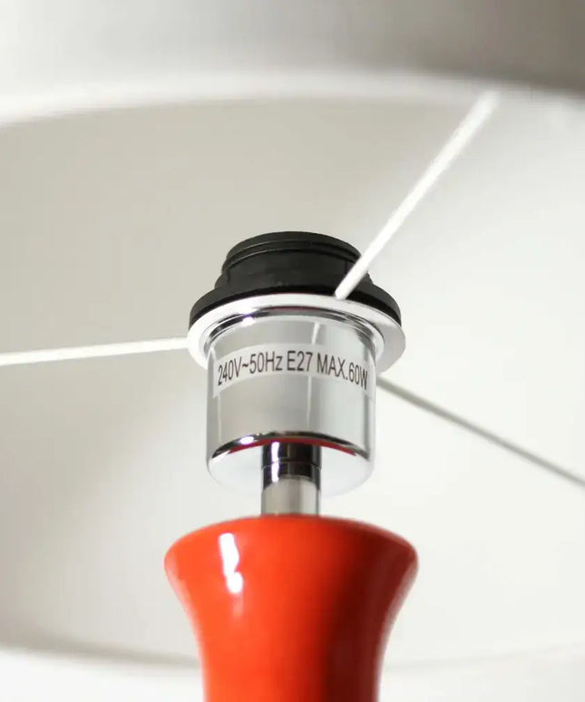 Pattery Barn Table Lamp - Orange - Home & Garden > Lighting