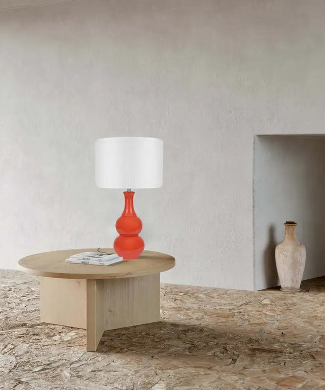 Pattery Barn Table Lamp - Orange - Home & Garden > Lighting