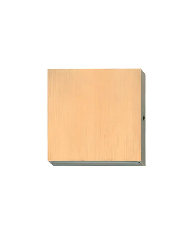 PDL 12V LED Exterior Surface Mounted Square Pillar Wall Light 3W 3000K Bronze IP65 - PDL1SQBRZ-Exterior Wall Lights-CLA Lighting