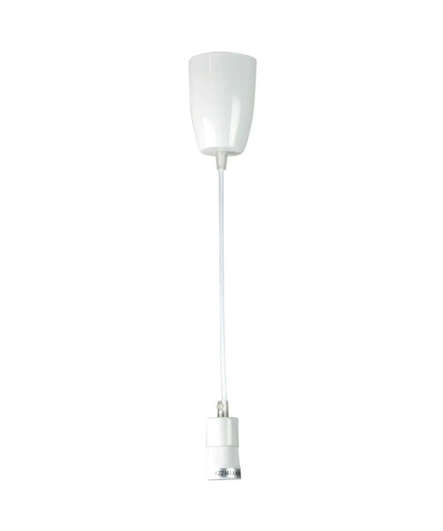 Peg DIY Suspension 1000mm White - OL2010/100WH-DIY Pendants & Cords-Oriel Lighting
