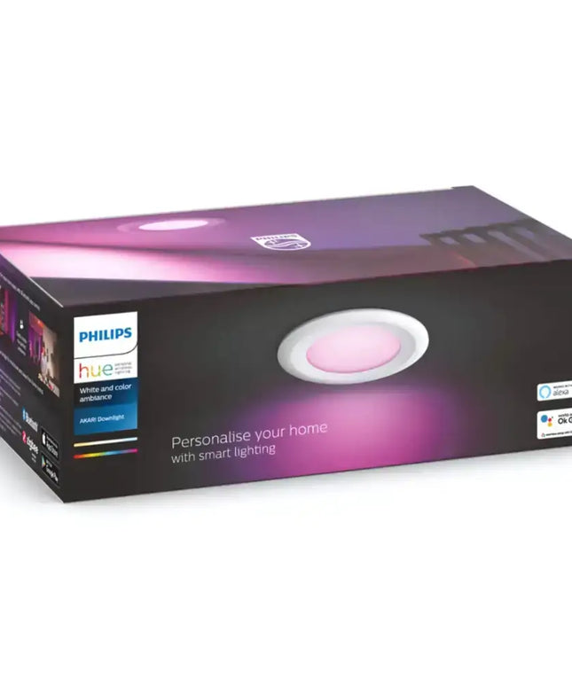 Philips Hue Akari White Colour & Ambience Downlight 90mm - Home & Garden > Lighting > Ceiling Lights