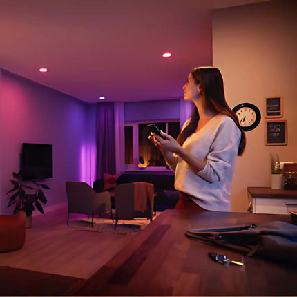 Philips Hue Akari White Colour & Ambience Downlight 90mm - Home & Garden > Lighting > Ceiling Lights