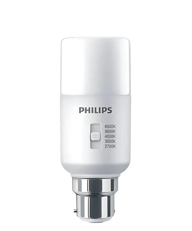 Philips LED light bulb on a white background