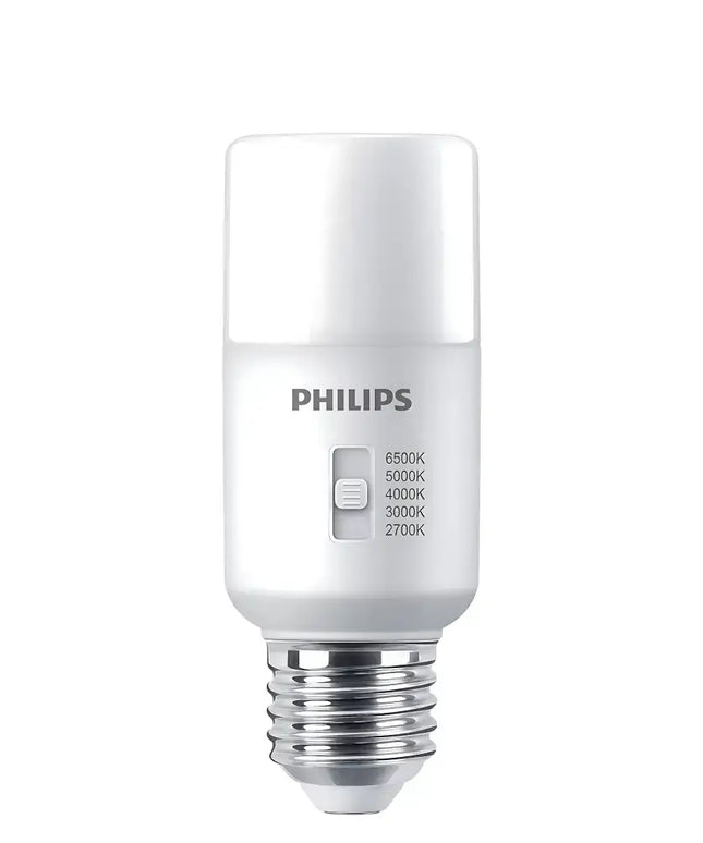 Philips LED light bulb on a white background