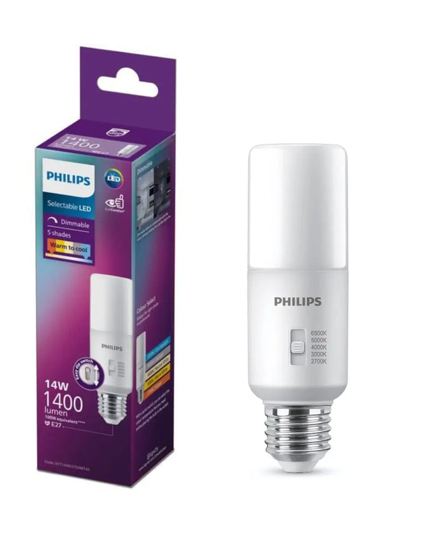 Philips Stick 14W 1400lm E27 5CCT Dimmable LED Globe - Home & Garden > Lighting > Light Bulbs