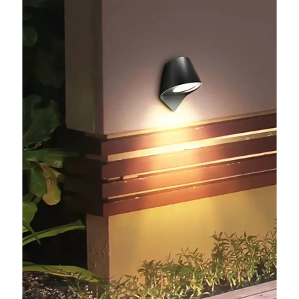 PIL Exterior Surface Mounted Wall Light Dark Grey IP44 - PIL01-Exterior Wall Lights-CLA Lighting