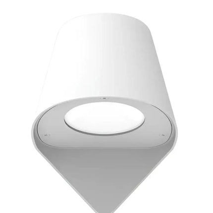 PIL Exterior Surface Mounted Wall Light White IP44 - PIL02-Exterior Wall Lights-CLA Lighting