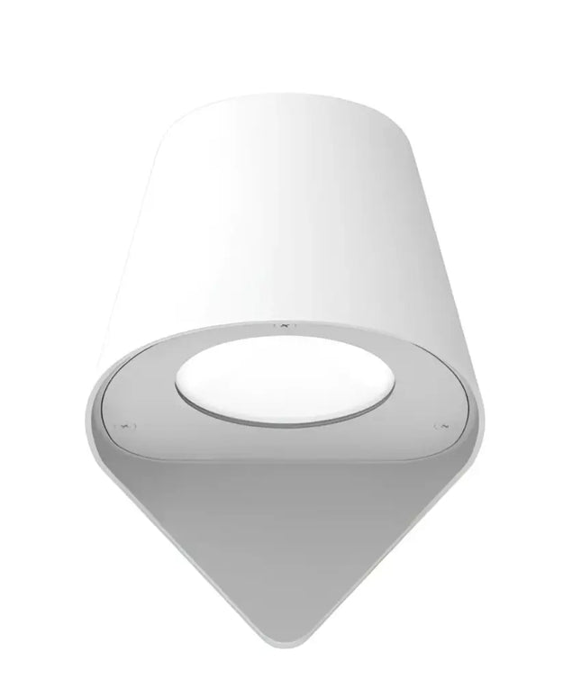 PIL Exterior Surface Mounted Wall Light White IP44 - PIL02-Exterior Wall Lights-CLA Lighting