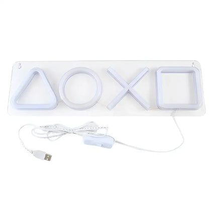 Custom Neon PS4 Game Icon Light LED Wall Sign for Room Decor