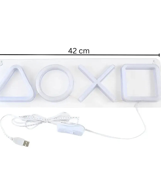 Custom Neon PS4 Game Icon Light LED Wall Sign for Room Decor