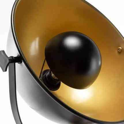 Premium Tripod Spotlight Lamp Nautical Designer Extendable Light - Matte Black - Home & Garden > Lighting