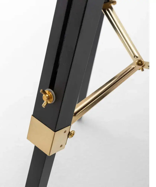 Premium Tripod Spotlight Lamp Nautical Designer Extendable Light - Matte Black - Home & Garden > Lighting