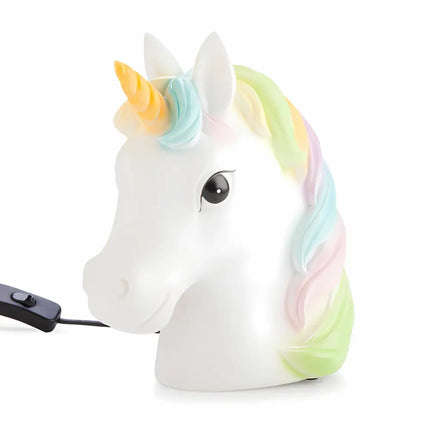 Warm, comforting glow from the unicorn LED table lamp