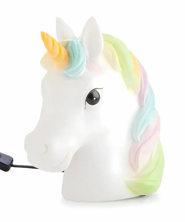 Warm, comforting glow from the unicorn LED table lamp