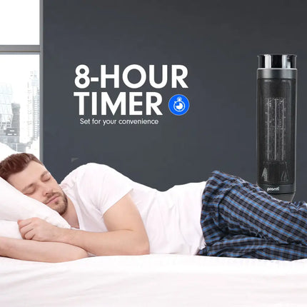 Pronti Electric Tower Heater 2000W Ceramic Portable Remote - Black - Appliances > Heaters