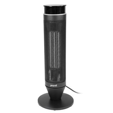 Pronti Electric Tower Heater 2000W Remote Portable - Black - Appliances > Heaters
