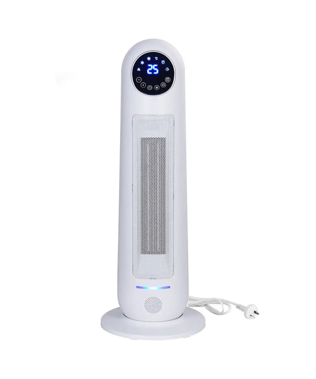 Pronti Electric Tower Heater 2200W Remote Control - White - Appliances > Heaters