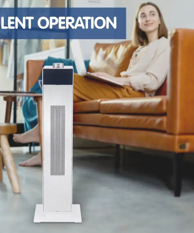 Pronti Electric Tower Heater PTC Ceramic 2000W White - Appliances > Heaters