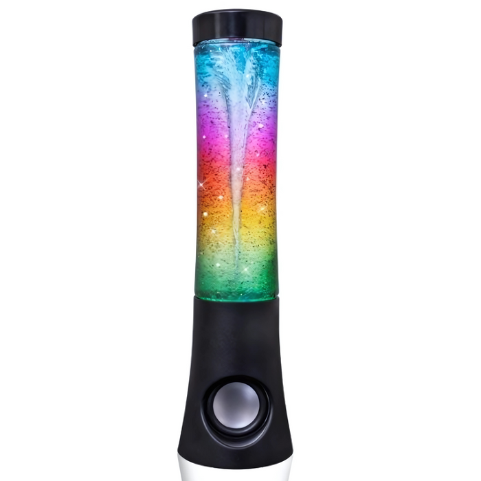 MDI Rainbow Glitter Vortex Speaker | Bluetooth LED Water Speaker