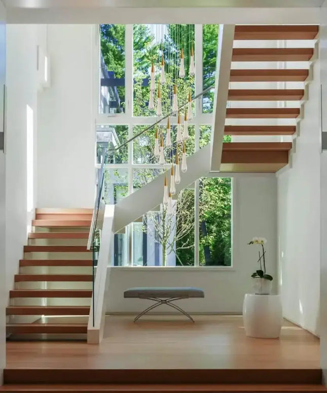 DAINTREE DEW 16-Light Drop Crystal Chandelier Pendant Light-Chandeliers-Dropli