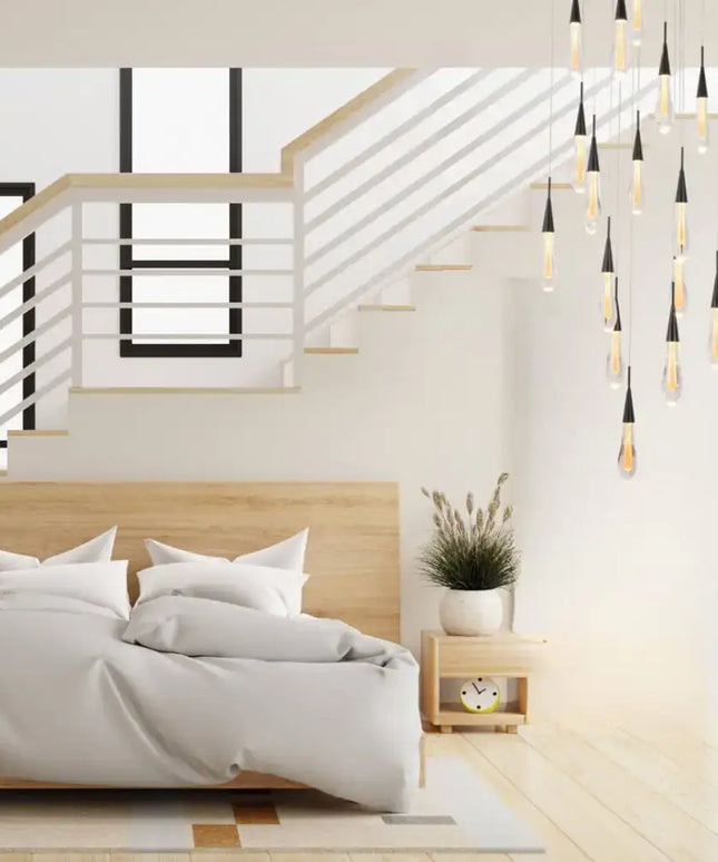 DAINTREE DEW 16-Light Drop Crystal Chandelier Pendant Light-Chandeliers-Dropli