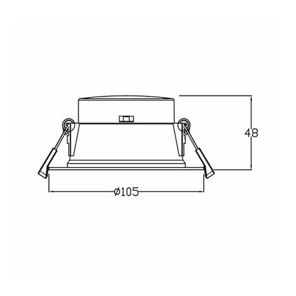 Recessed LED Downlight 10W - Home & Garden > Lighting > Ceiling Lights