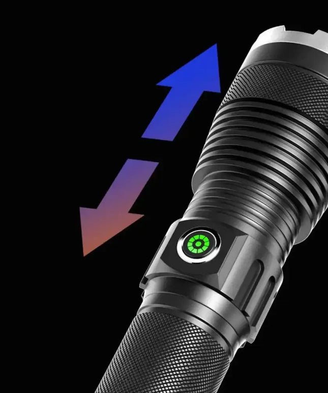Rechargable Flashlight 1200 High Lumens with 5 Modes - Outdoor Recreation > Camping > Camping Lights & Lanterns