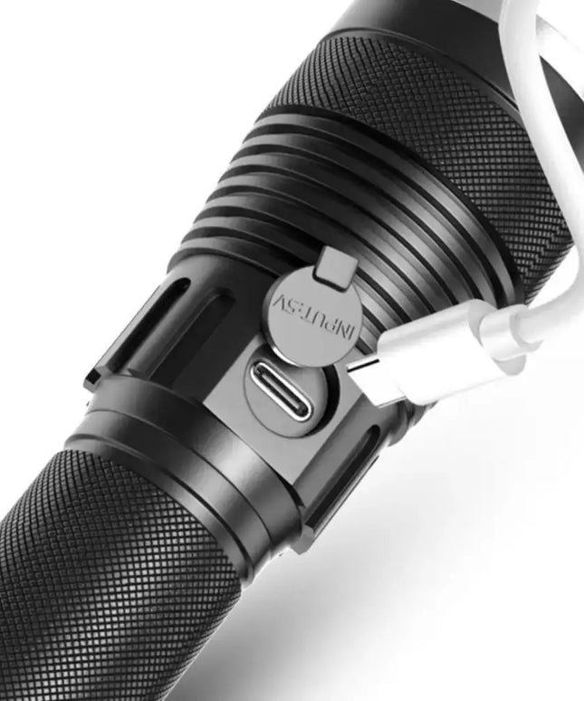 Rechargable Flashlight 1200 High Lumens with 5 Modes - Outdoor Recreation > Camping > Camping Lights & Lanterns