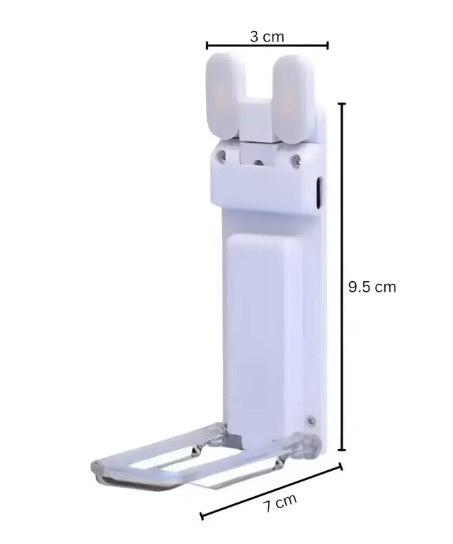 USB Rechargeable LED Clip-On Book Light for Bedtime Reading