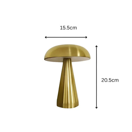 Rechargeable LED Touch Sensor Dimming Mushroom Table Night Light