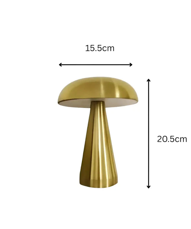 Rechargeable LED Touch Sensor Dimming Mushroom Table Night Light