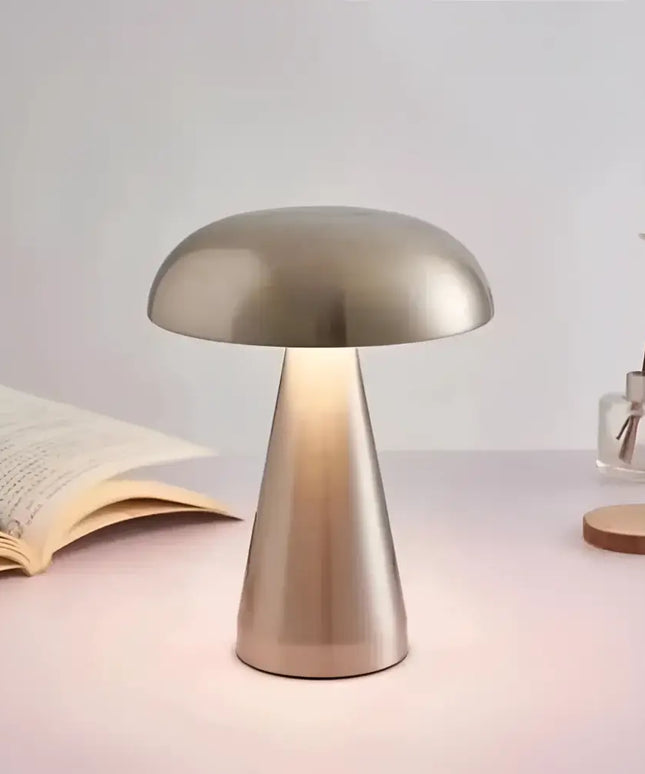 Rechargeable LED Touch Sensor Dimming Mushroom Table Night Light