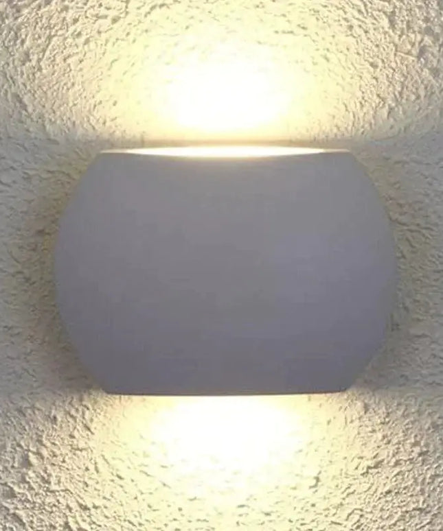 REMO 10W LED Curved Up/Down Wall Light-Exterior Wall Light-Qzao