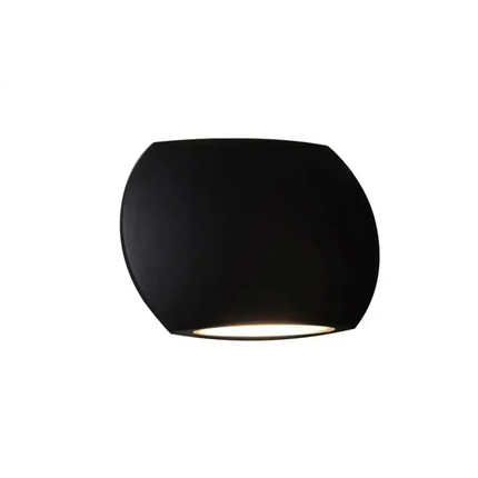 REMO 10W LED Curved Up/Down Wall Light-Exterior Wall Light-Qzao