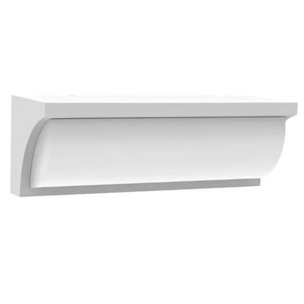 REPISA Exterior LED Surface Mounted Curved Wedge Wall Light White 13W 3000K IP65 - REPISA02-Exterior Wall Lights-CLA Lighting