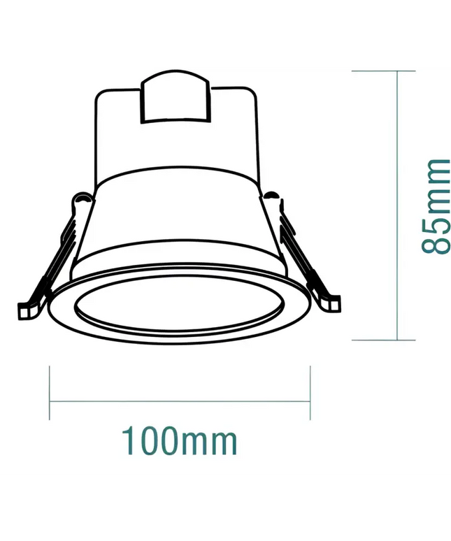 Martec Rex 9W Tricolour Low-Glare LED Downlight Martec, LED Downlight, martec-rex