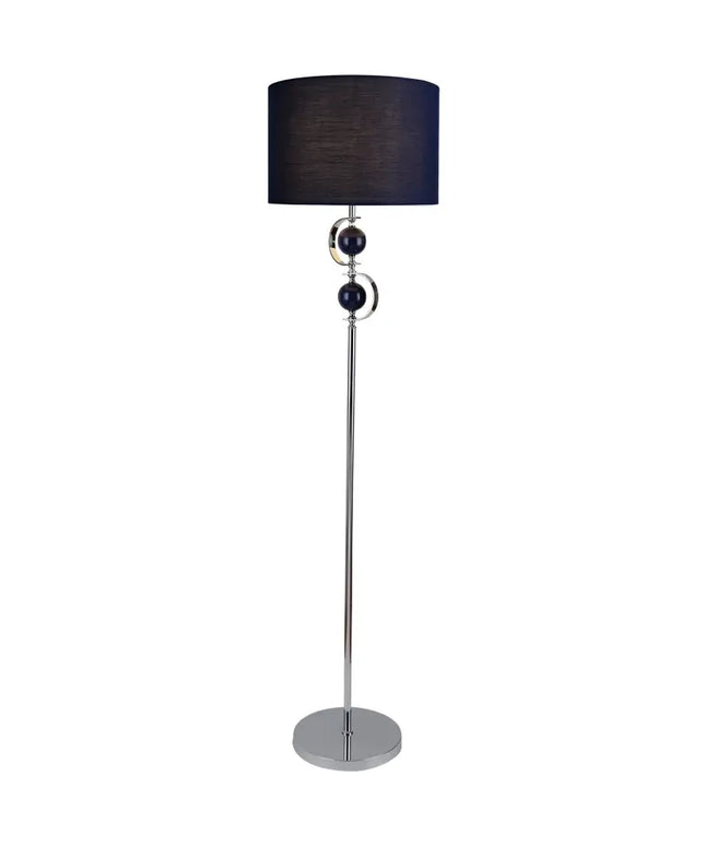 Rialto Floor Lamp - Navy - LL-27-0141BL-Floor Lamps-Lexi Lighting