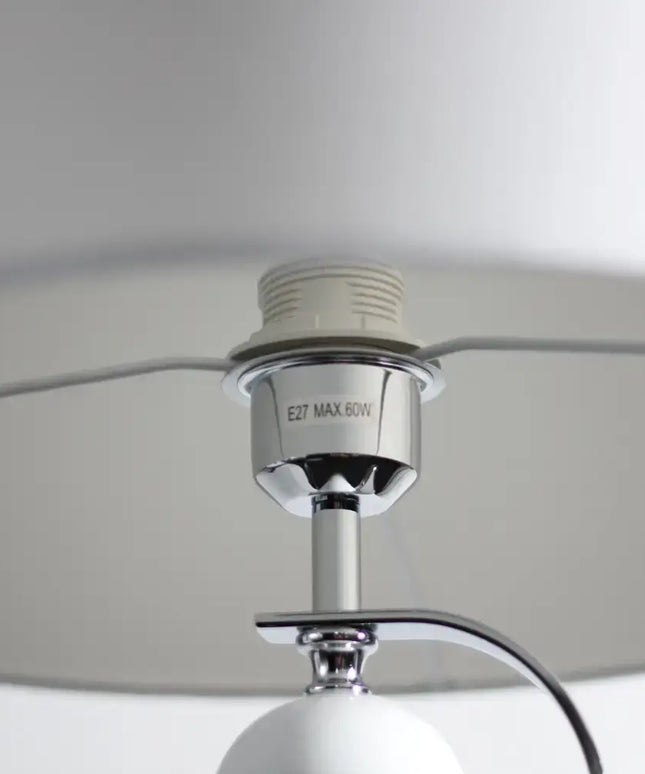 Rialto Floor Lamp - White - LL-27-0141W-Floor Lamps-Lexi Lighting