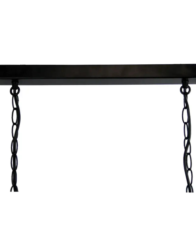 Rope 3 Light Pendant Pendant 1200mm Suspension Black - SL65013BK-Island Pendant Lights-Oriel Lighting