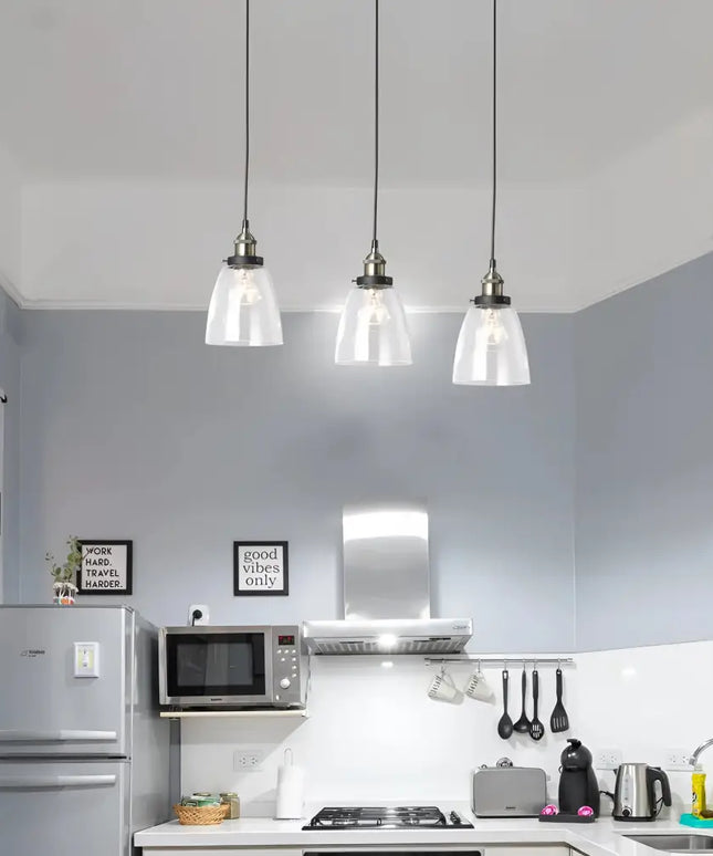 Rosa 3 Light Pendant Antique Brass - LL002PL106-Island Pendant Lights-Lexi Lighting