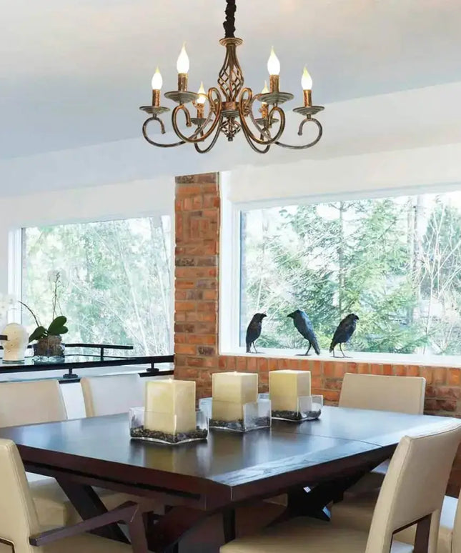 Rustic Chandeliers,6 -Light French Country - Home & Garden > Lighting