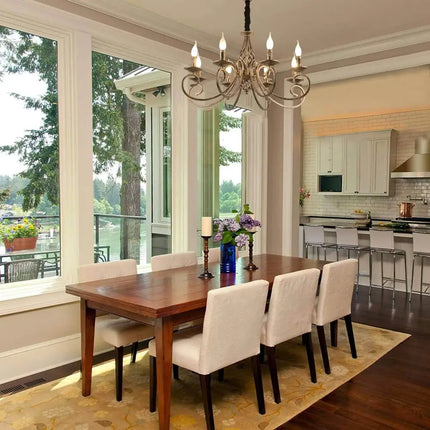 Rustic Chandeliers 8-Light French Country,Vintage Iron - Home & Garden > Lighting