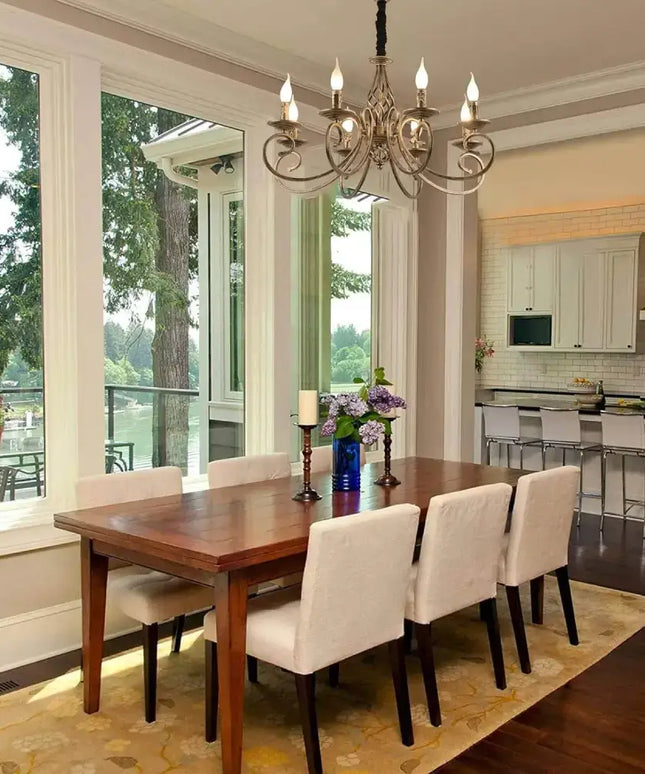 Rustic Chandeliers 8-Light French Country,Vintage Iron - Home & Garden > Lighting