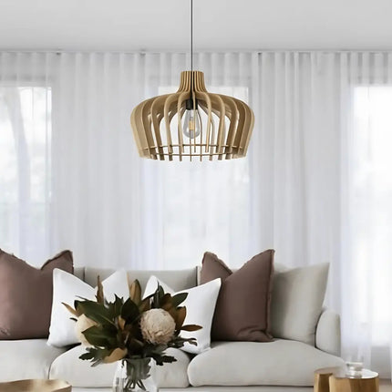 Sands Natural Plywood Pendant Light