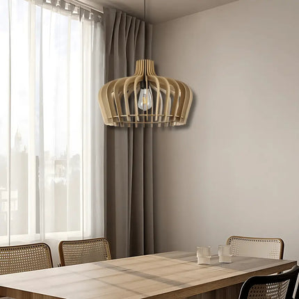 Sands Natural Plywood Pendant Light