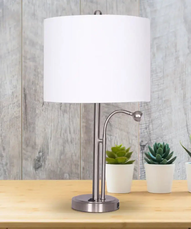 Sarantino 2-in-1 Table Lamp with LED Reading Light-Home & Garden > Lighting-Koala Lamps and Lighting